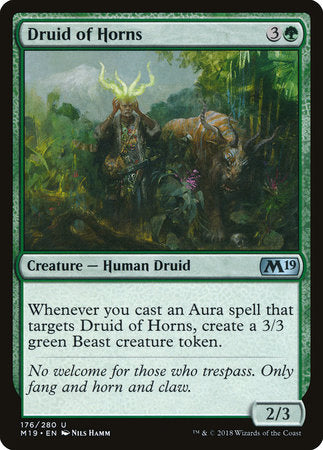 Druid of Horns [Core Set 2019] | Good Games North