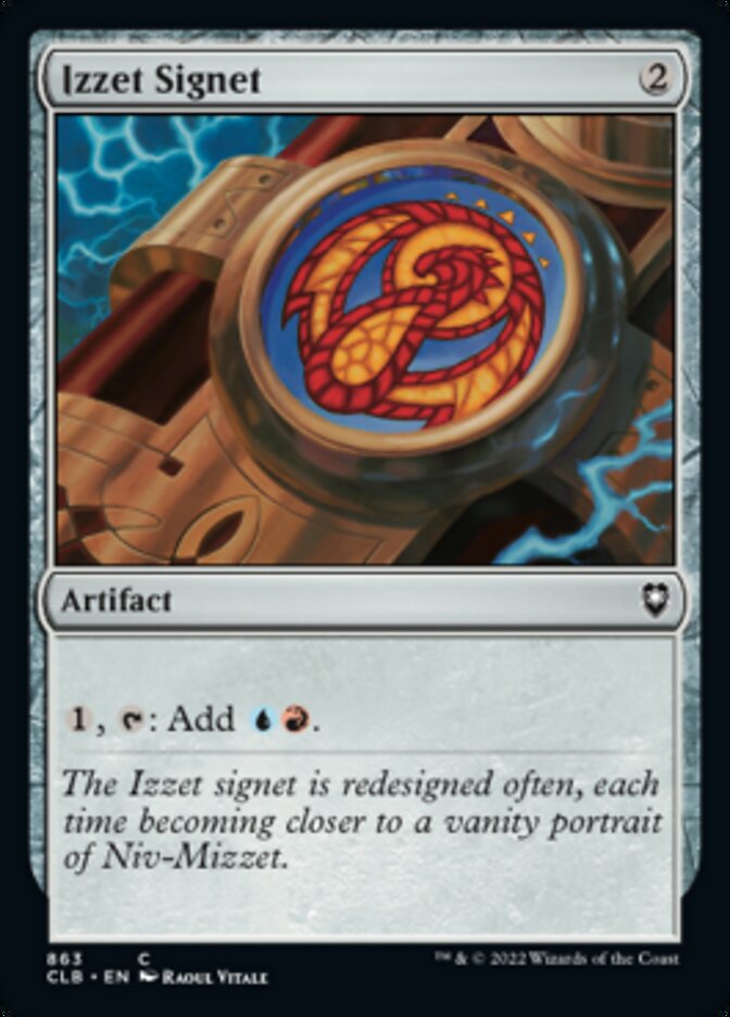 Izzet Signet [Commander Legends: Battle for Baldur's Gate] | Good Games North