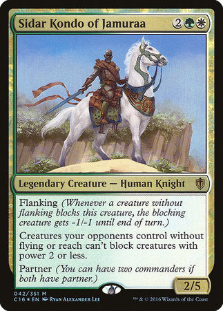 Sidar Kondo of Jamuraa [Commander 2016] | Good Games North