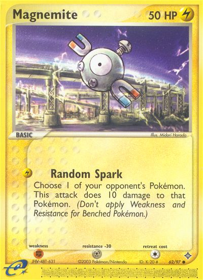 Magnemite (62/97) [EX: Dragon] | Good Games North