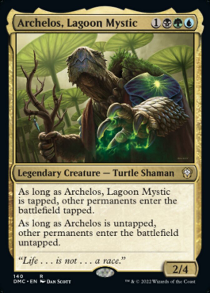 Archelos, Lagoon Mystic [Dominaria United Commander] | Good Games North