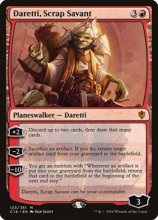 Daretti, Scrap Savant [Commander 2016] | Good Games North