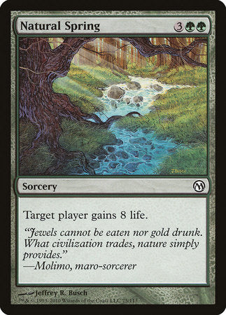 Natural Spring [Duels of the Planeswalkers] | Good Games North