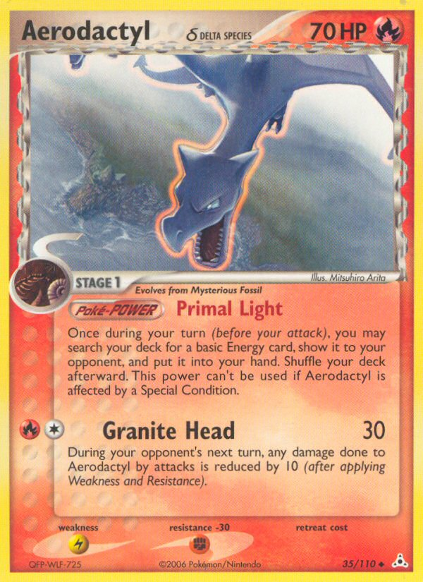 Aerodactyl (35/110) (Delta Species) [EX: Holon Phantoms] | Good Games North