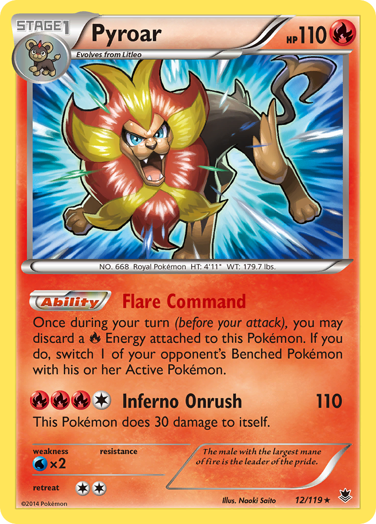 Pyroar (12/119) [XY: Phantom Forces] | Good Games North