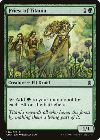 Priest of Titania [Commander Anthology] | Good Games North
