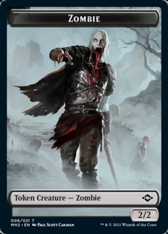 Zombie Token [Modern Horizons 2 Tokens] | Good Games North
