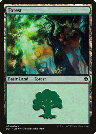 Forest (39) [Duel Decks: Zendikar vs. Eldrazi] | Good Games North