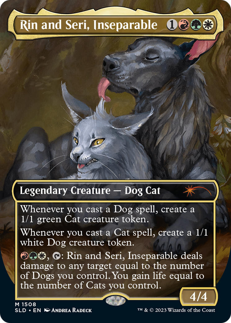 Rin and Seri, Inseparable (1508) // Rin and Seri, Inseparable [Secret Lair Commander Deck: Raining Cats and Dogs] | Good Games North