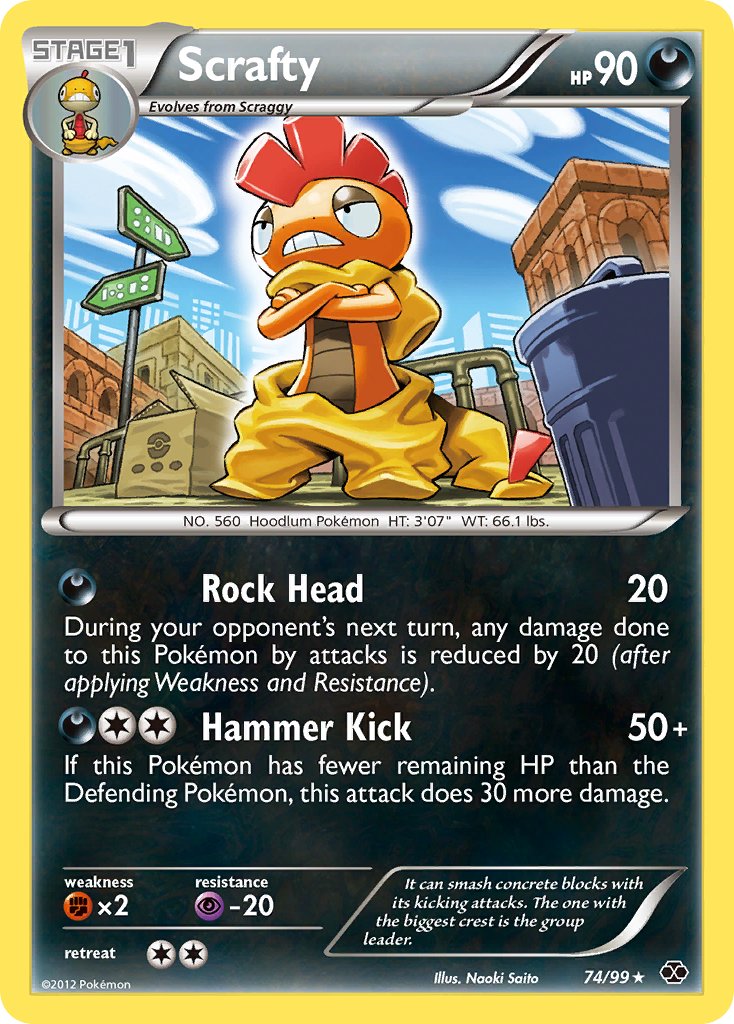 Scrafty (74/99) (Theme Deck Exclusive) [Black & White: Next Destinies] | Good Games North