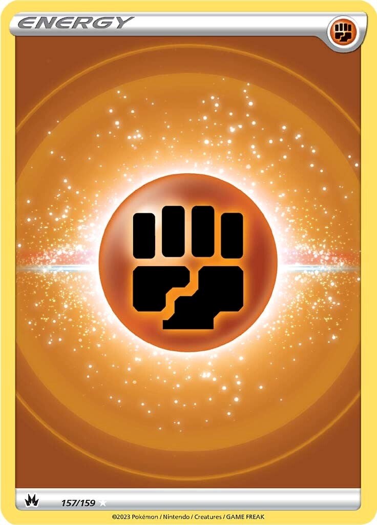 Fighting Energy (157/159) (Texture Full Art) [Sword & Shield: Crown Zenith] | Good Games North
