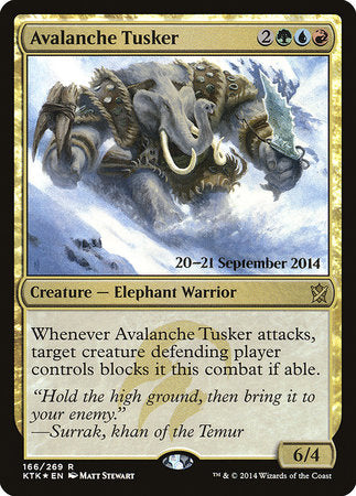 Avalanche Tusker [Khans of Tarkir Promos] | Good Games North
