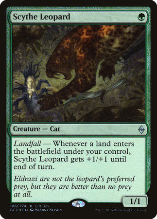 Scythe Leopard [Battle for Zendikar Promos] | Good Games North