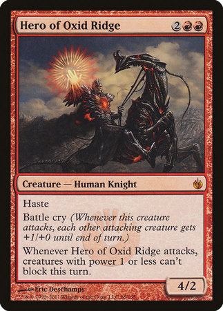 Hero of Oxid Ridge [Mirrodin Besieged] | Good Games North