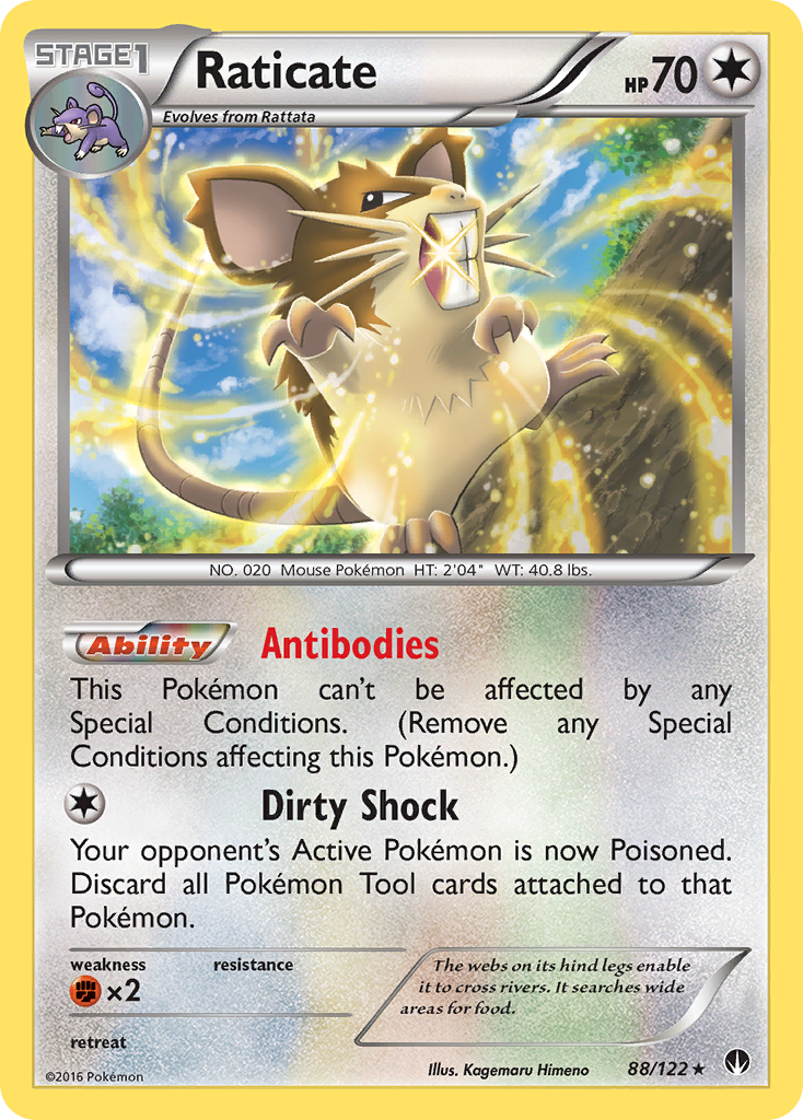 Raticate (88/122) [XY: BREAKpoint] | Good Games North