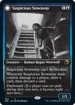 Suspicious Stowaway // Seafaring Werewolf [Innistrad: Double Feature] | Good Games North