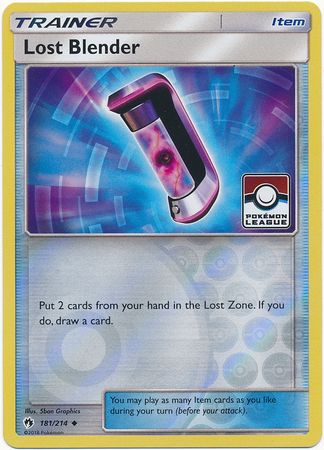 Lost Blender (181/214) (League Promo) [Sun & Moon: Lost Thunder] | Good Games North