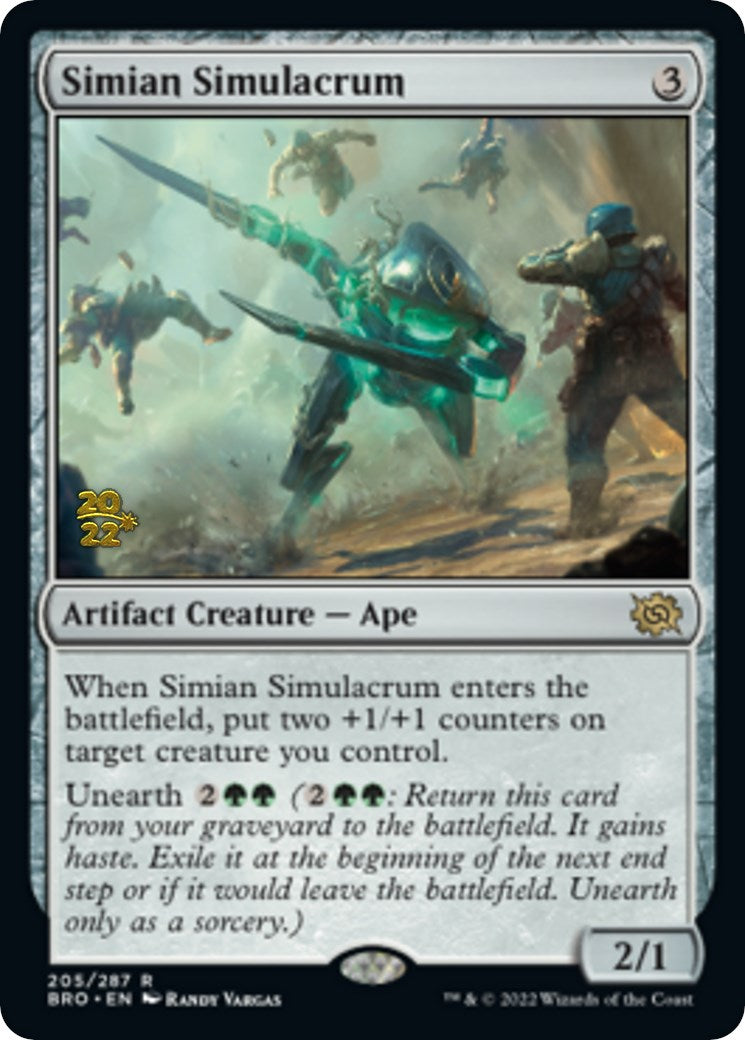 Simian Simulacrum [The Brothers' War: Prerelease Promos] | Good Games North
