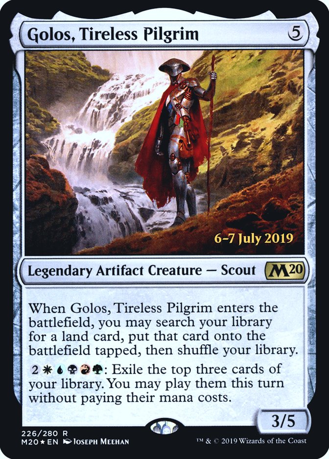 Golos, Tireless Pilgrim  [Core Set 2020 Prerelease Promos] | Good Games North