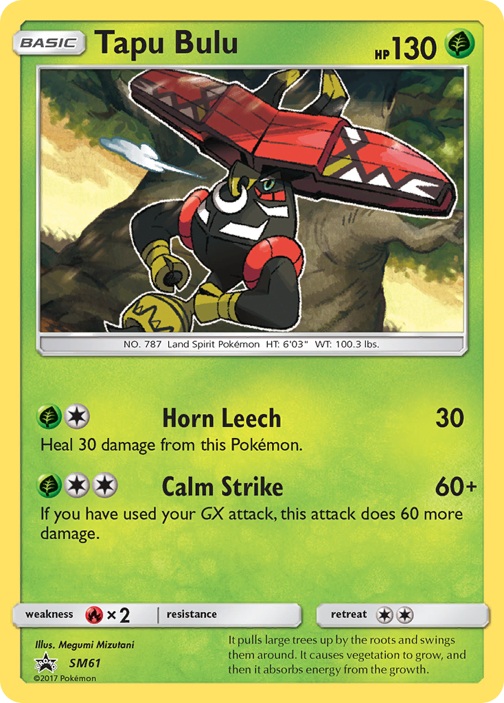 Tapu Bulu (SM61) [Sun & Moon: Black Star Promos] | Good Games North