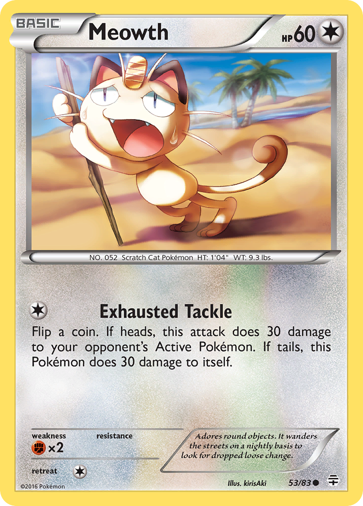 Meowth (53/83) [XY: Generations] | Good Games North