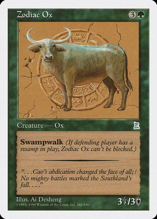 Zodiac Ox [Portal Three Kingdoms] | Good Games North
