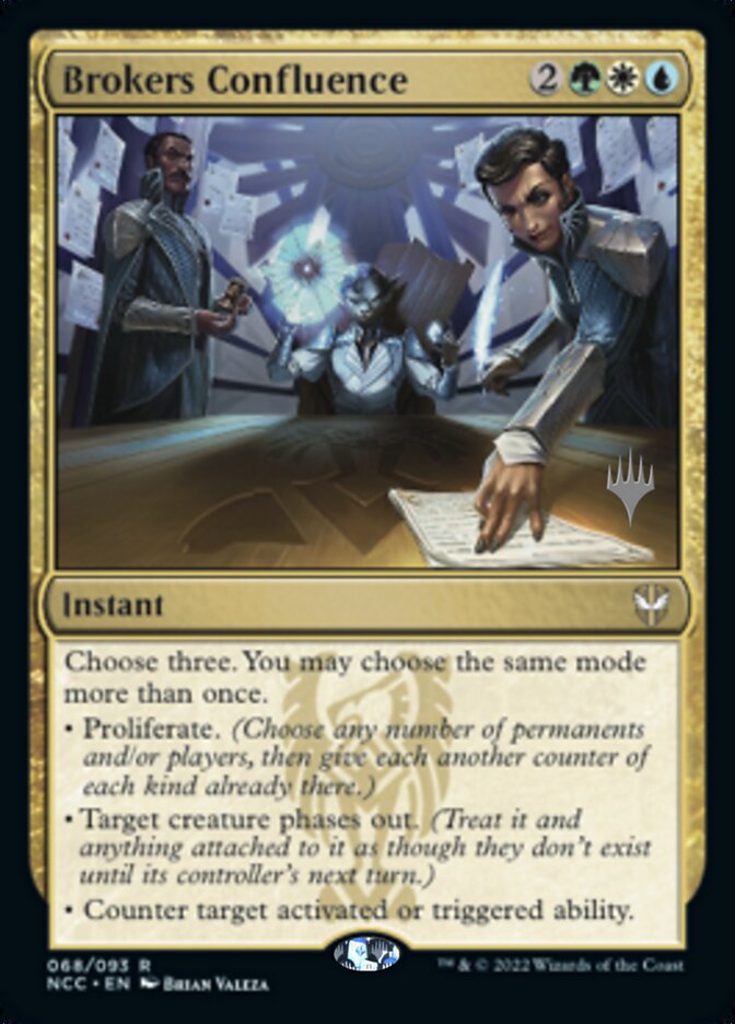 Brokers Confluence (Promo Pack) [Streets of New Capenna Commander Promos] | Good Games North
