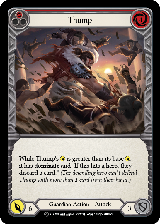 Thump (Red) [U-ELE209] Unlimited Rainbow Foil | Good Games North