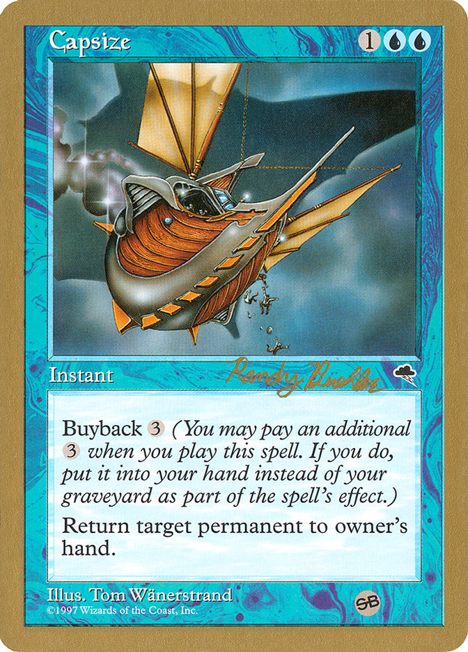 Capsize (Randy Buehler) (SB) [World Championship Decks 1998] | Good Games North