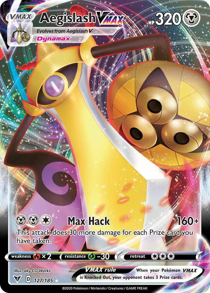 Aegislash VMAX (127/185) [Sword & Shield: Vivid Voltage] | Good Games North