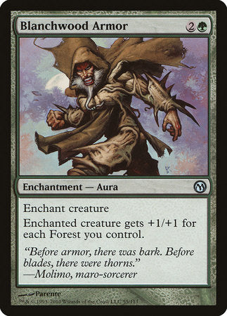 Blanchwood Armor [Duels of the Planeswalkers] | Good Games North