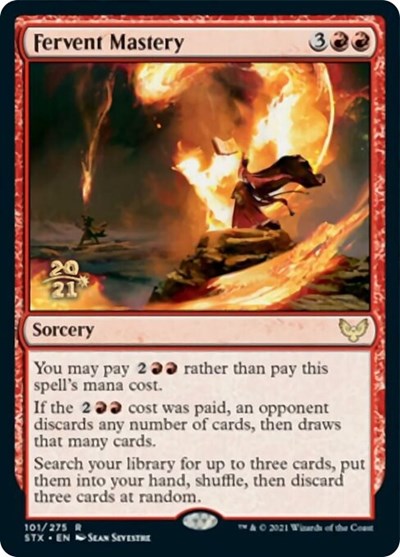 Fervent Mastery [Strixhaven: School of Mages Prerelease Promos] | Good Games North