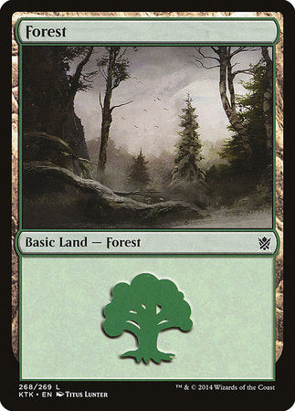 Forest (268) [Khans of Tarkir] | Good Games North