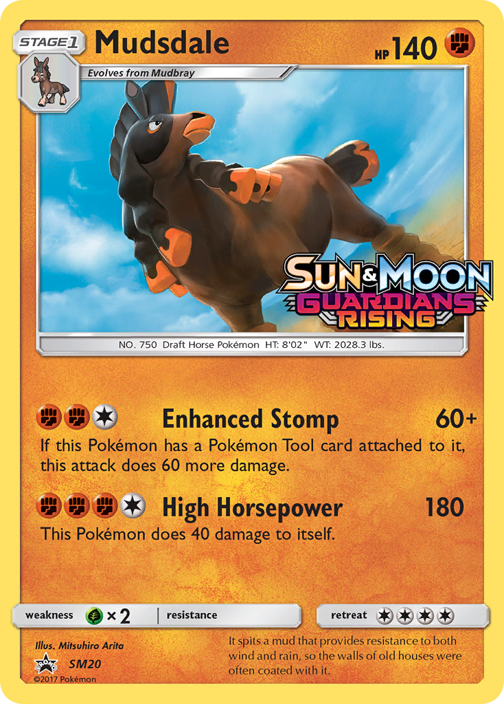 Mudsdale (SM20) [Sun & Moon: Black Star Promos] | Good Games North