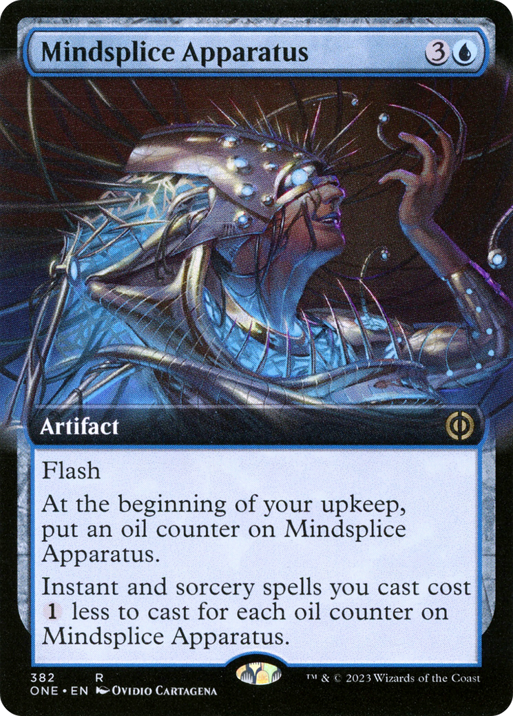 Mindsplice Apparatus (Extended Art) [Phyrexia: All Will Be One] | Good Games North