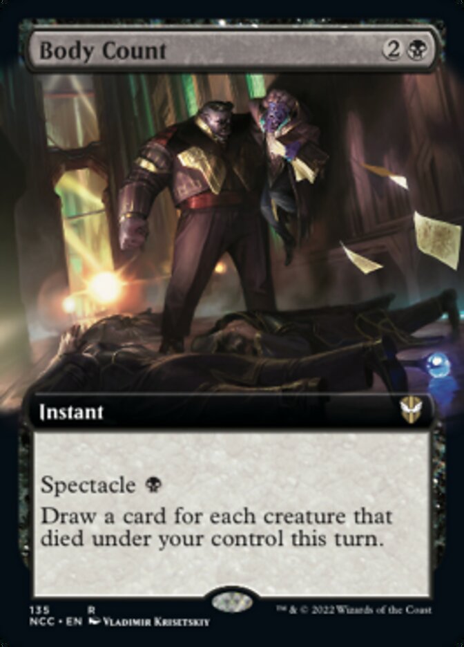 Body Count (Extended Art) [Streets of New Capenna Commander] | Good Games North