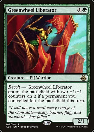 Greenwheel Liberator [Aether Revolt] | Good Games North