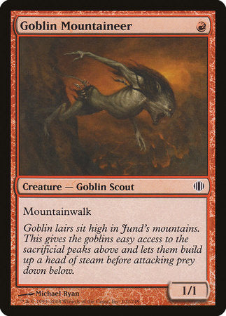 Goblin Mountaineer [Shards of Alara] | Good Games North