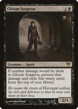 Gloom Surgeon [Avacyn Restored] | Good Games North