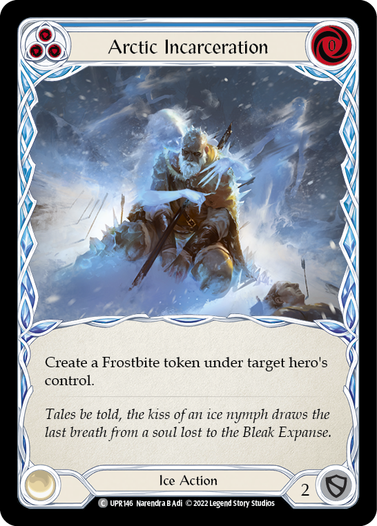 Arctic Incarceration (Blue) [UPR146] (Uprising)  Rainbow Foil | Good Games North