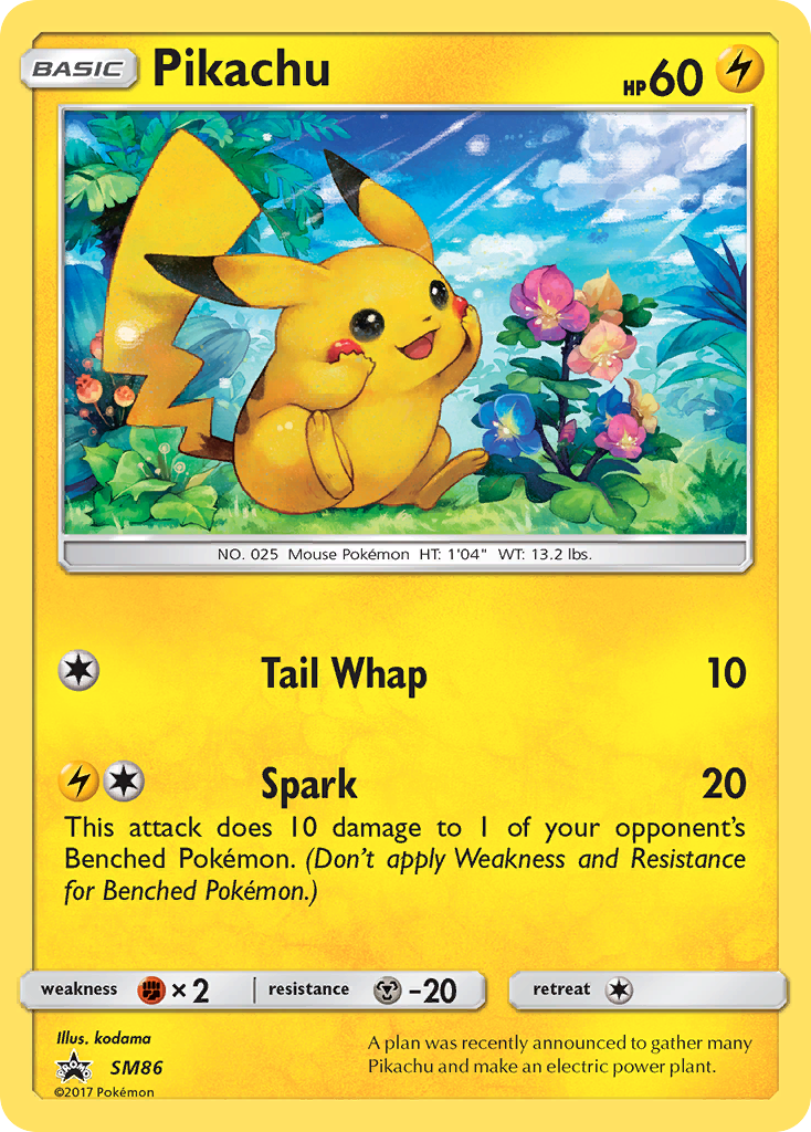 Pikachu (SM86) [Sun & Moon: Black Star Promos] | Good Games North