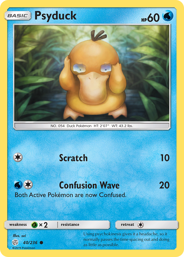 Psyduck (40/236) [Sun & Moon: Cosmic Eclipse] | Good Games North
