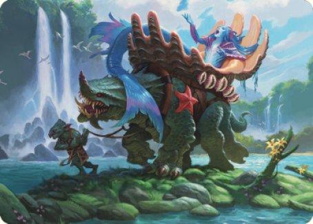 Vodalian Mindsinger Art Card [Dominaria United Art Series] | Good Games North