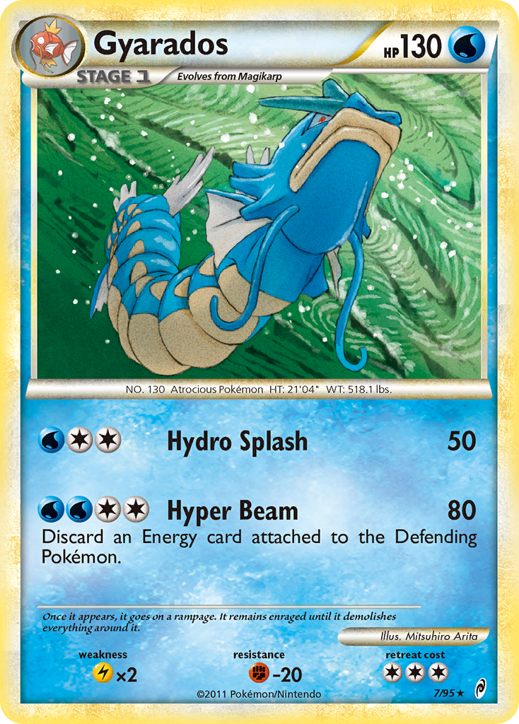 Gyarados (7/95) [HeartGold & SoulSilver: Call of Legends] | Good Games North