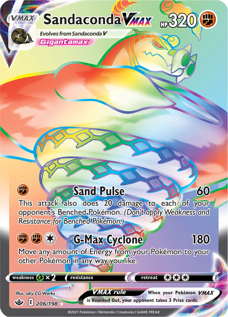 Sandaconda VMAX (206/198) [Sword & Shield: Chilling Reign] | Good Games North