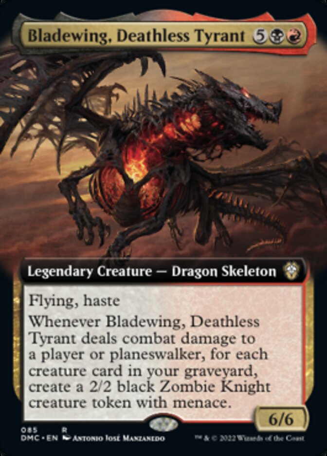 Bladewing, Deathless Tyrant (Extended Art) [Dominaria United Commander] | Good Games North