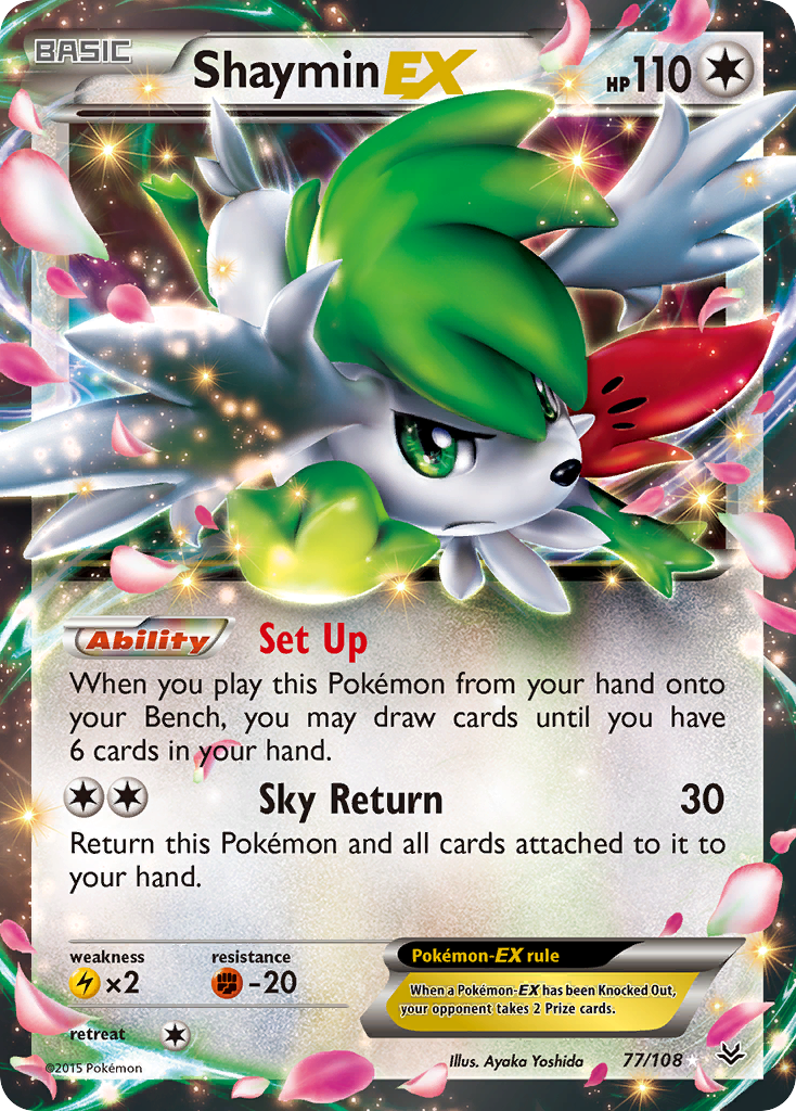 Shaymin EX (77/108) [XY: Roaring Skies] | Good Games North