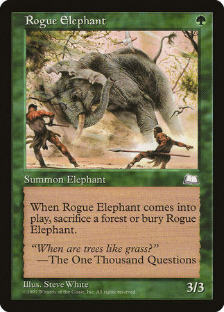 Rogue Elephant [Weatherlight] | Good Games North