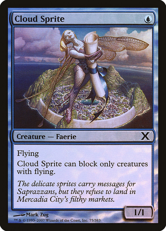 Cloud Sprite (Premium Foil) [Tenth Edition] | Good Games North