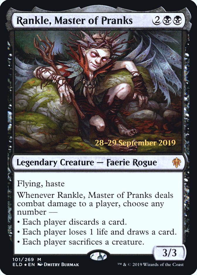 Rankle, Master of Pranks  [Throne of Eldraine Prerelease Promos] | Good Games North